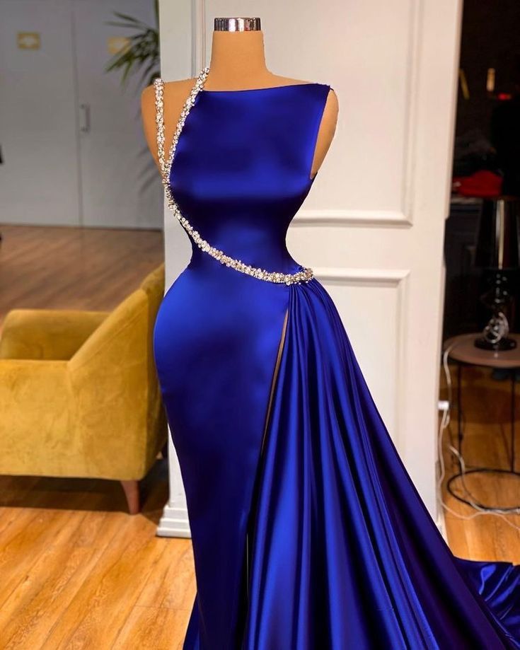 Royal Blue Evening Dresses Princess Dress Elegant Dresses For Women S3577