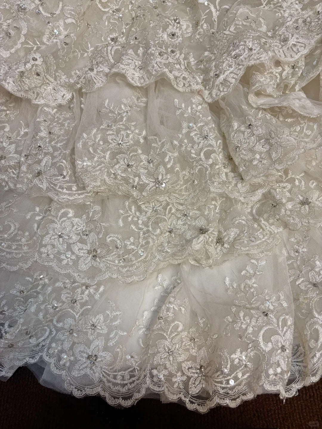 Vintage Mermaid Lace Beaded Long Wedding Dresses S6848