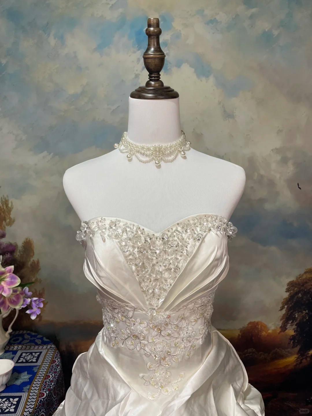 Vintage Mermaid Lace Long Wedding Dresses S6869