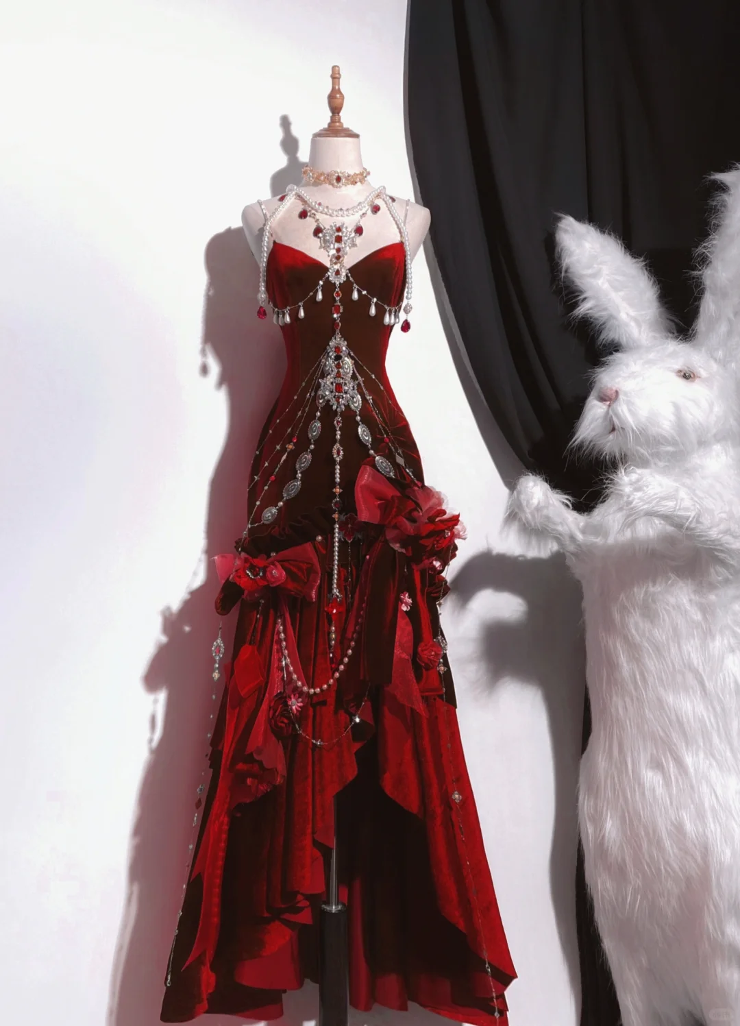 Vintage Long Party Dress, Formal Evening Gowns S6882