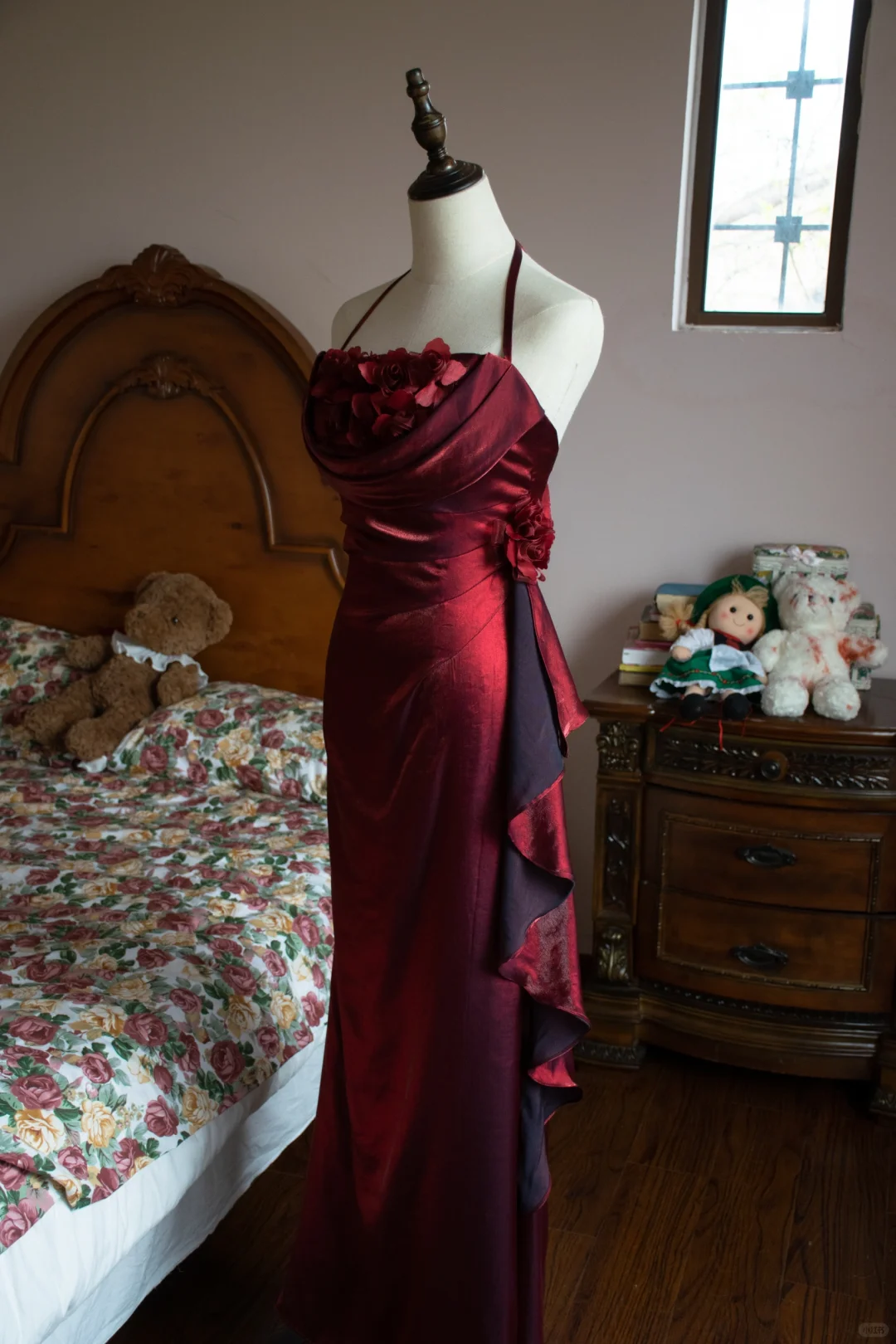 Vintage Halter Long Party Dress, Formal Evening Gowns S6879