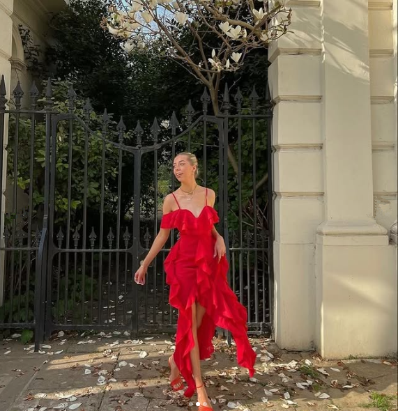 Irregular Length Party Prom Dresses Sexy V Neck Evening Dress S6607