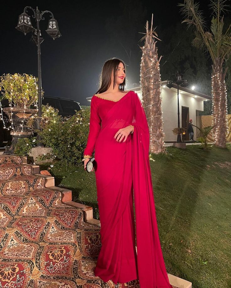 Red Fashion Long Evening Party Dress S6368