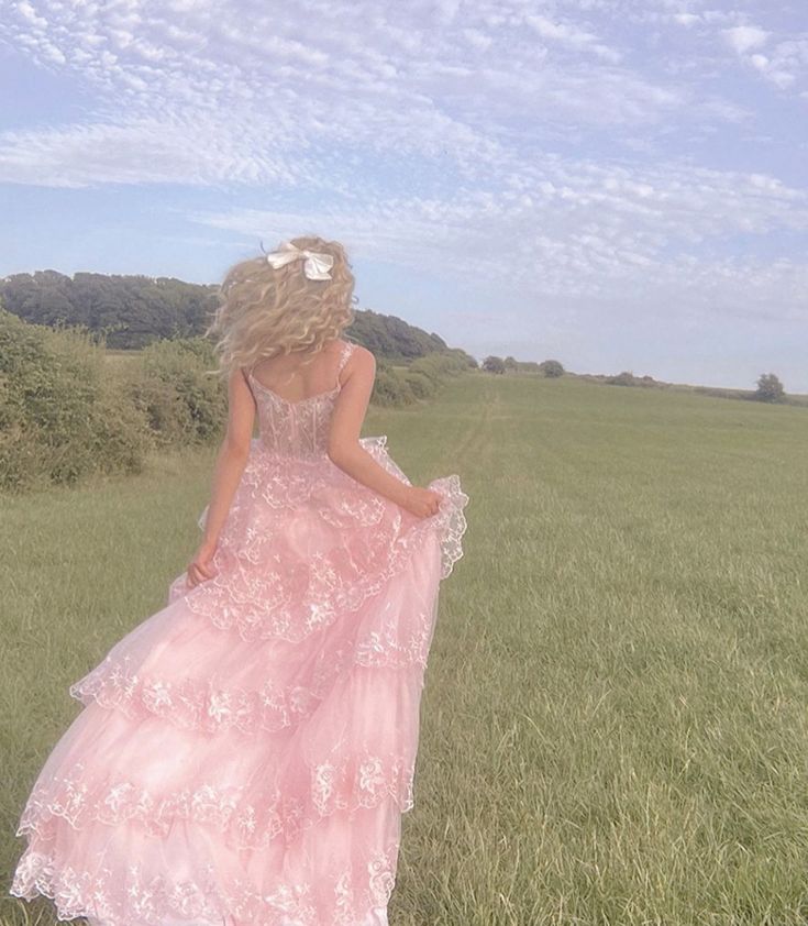 Gorgeous Pink Long Prom Dresses Evening Dress S6421