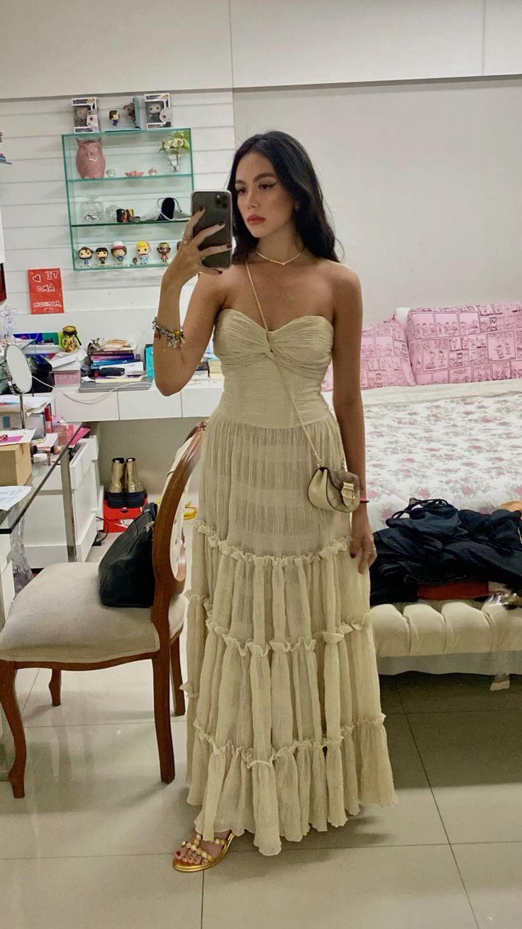 A line Strapless Floor Length Prom Dresses Long Party Gowns S6321