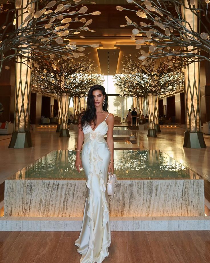 Sexy Ivory Fashion Long Prom Dress Long Evening Gown S6169