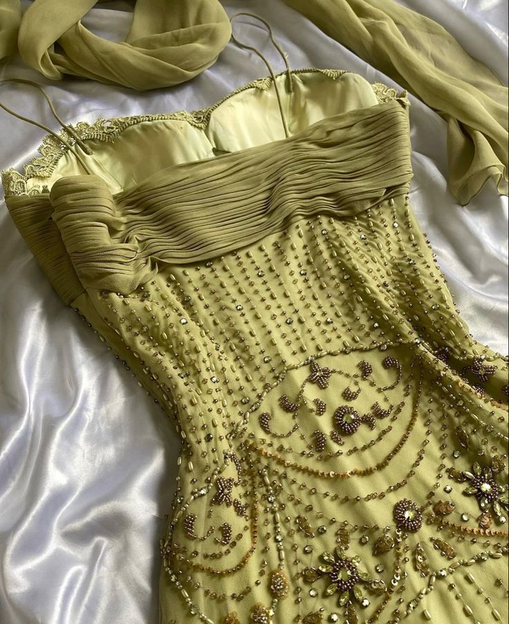 Green Vintage Long Prom Dress Evening Party Dress S6198