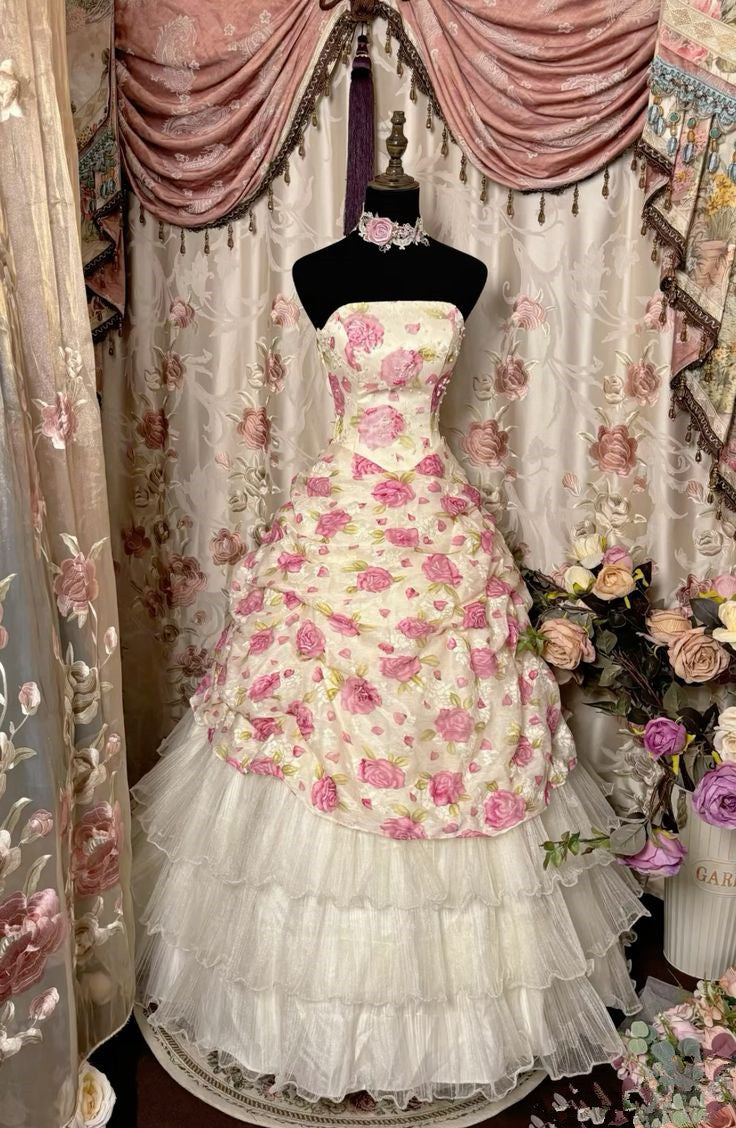 Long Sweet 15 Princess Dress Girl Prom Ball Gown S6532