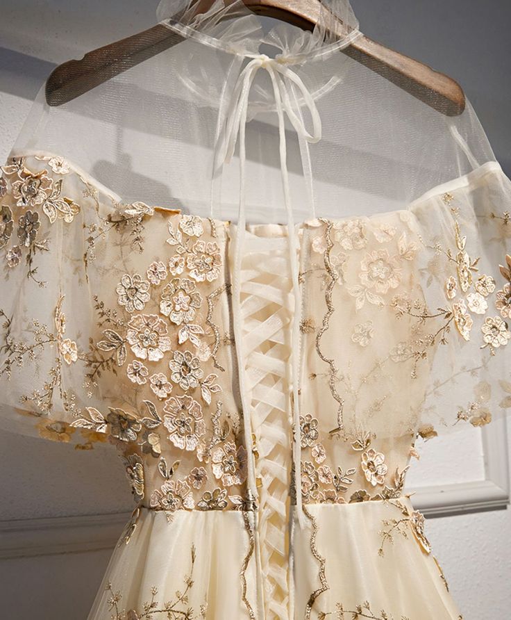 Tulle Lace Long Prom Dress, Formal Dress S5964