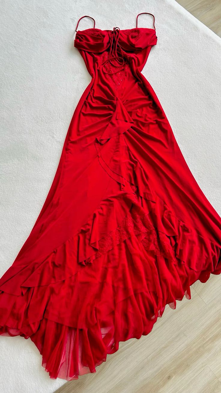 Elegant Red Long Prom Dress Long Party Dress Evening Dress S6082