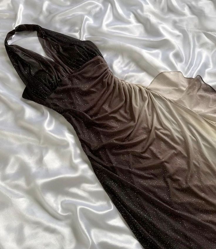 Halter Ombre Evening Gown Long Chiffon Prom Dress S6478