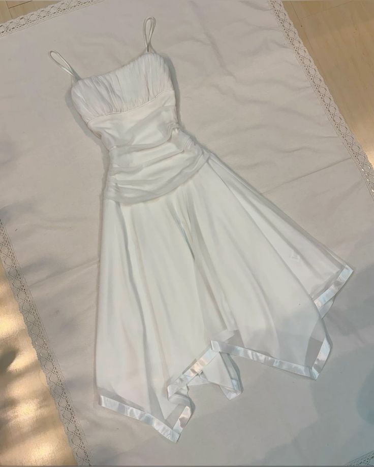 White Chiffon Short Party Gown Homecoming Dress S6515