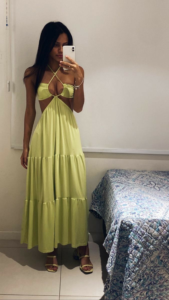 Cute A line Halter Prom Dresses Summer Birthday Dress S6324
