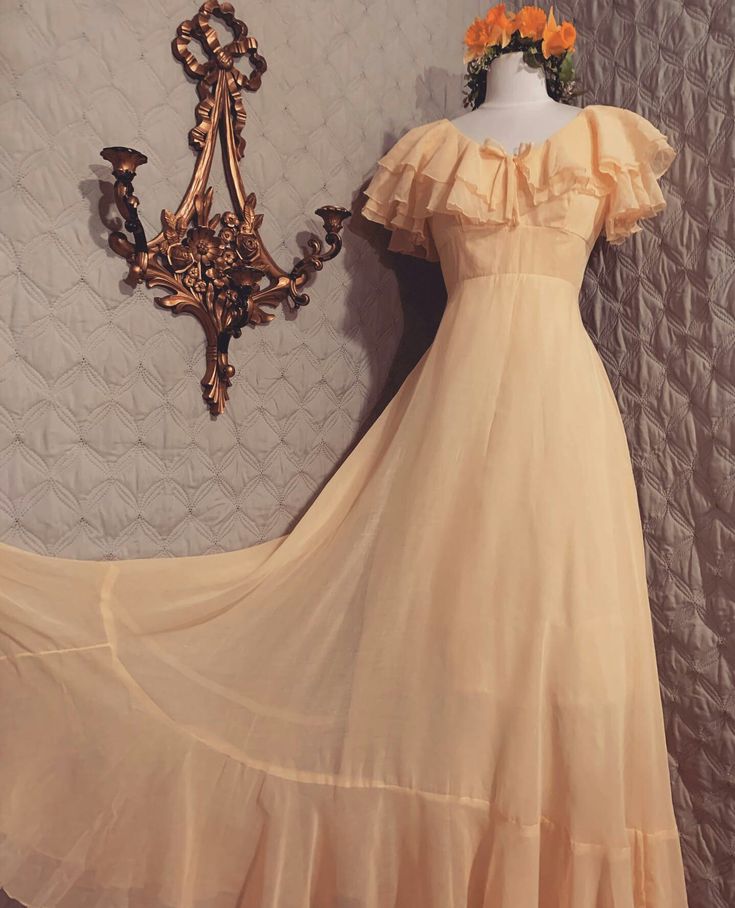 Vintage A Line Off Shoulder Chiffon Prom Dresses Long Evening Dress S6286