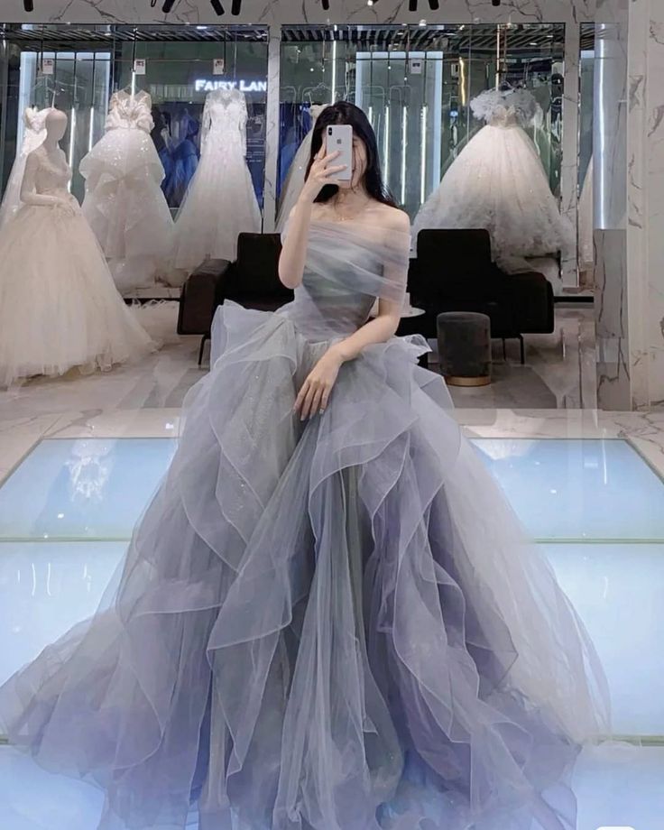 Princess Off The Shoulder A-line Prom Dress, Birthday Party Dress S6345