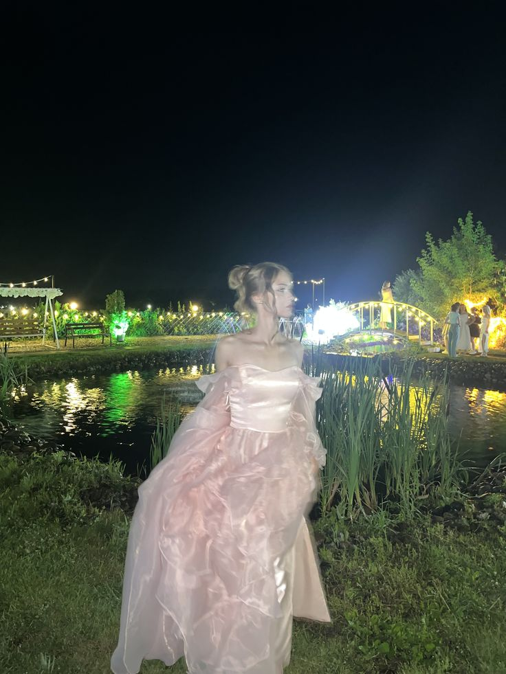 Silky Tulle Sweet Women's Prom Gown Blush Pink Waist Fitted Maxi Evening Dress Birthday Dress — Fall Outfit 2026 New RS3280