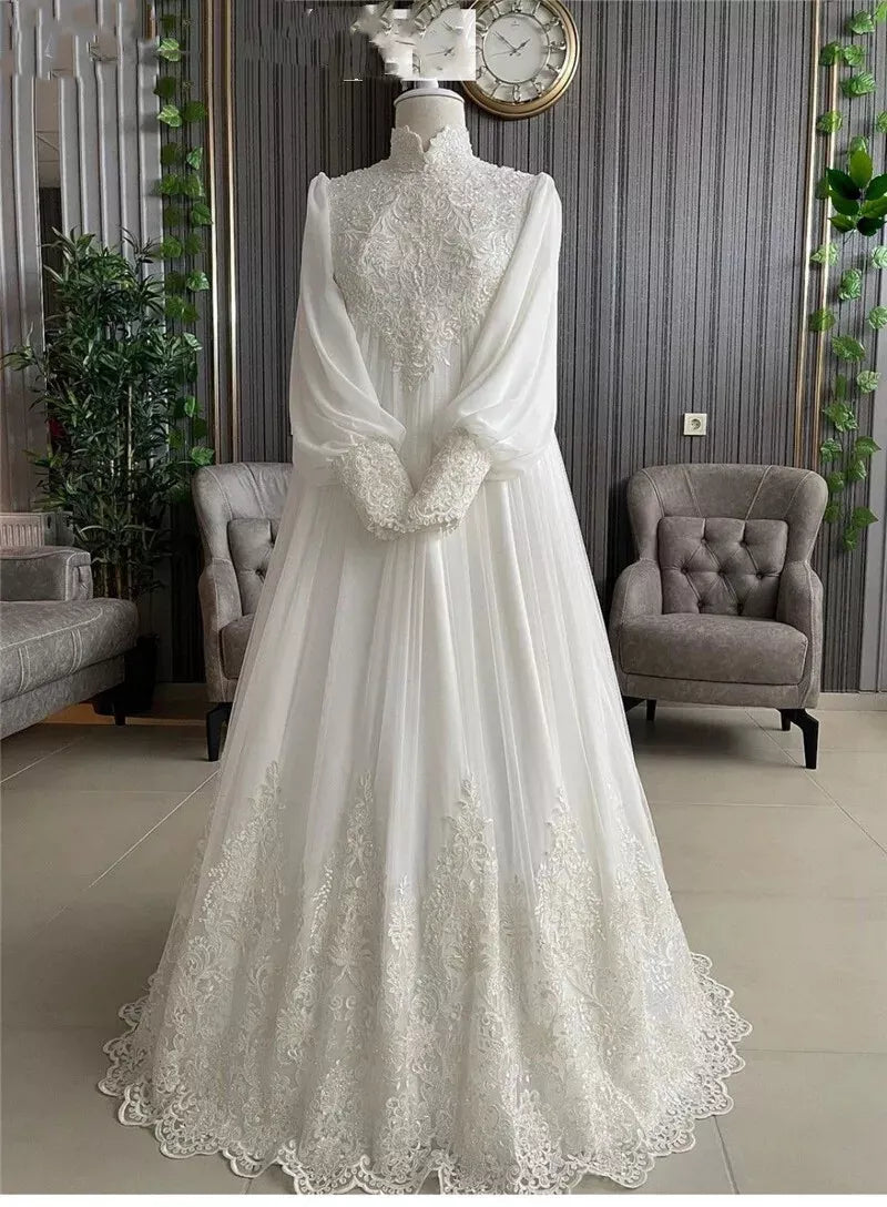 White wedding dress Long prom dress Evening Party Dress S1183