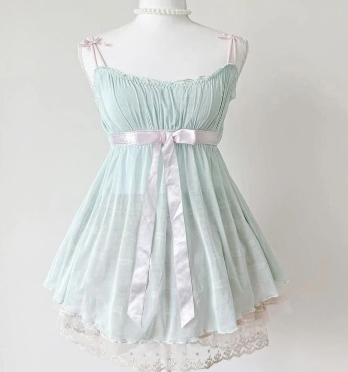 Fresh Mint Green Homecoming Dress ,A-Line Spaghetti Straps Corset Summer Dress Cami Dress RS1154