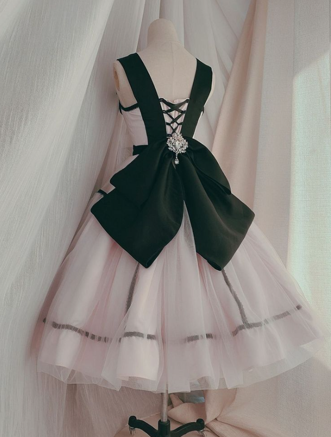 Patchwork Pretty Homecoming Dress ,Tulle Mini Birthday Dress Short Prom Dress RS1228