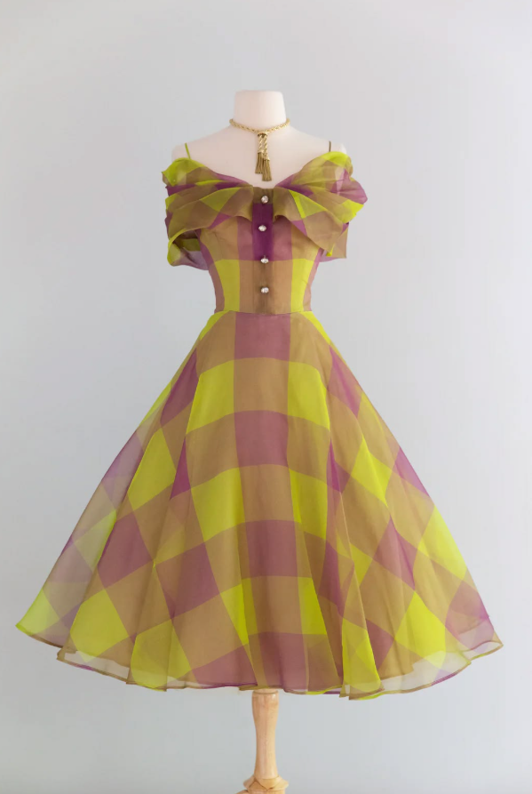 Fresh Contrast Homecoming Dress , Flowy Chiffon Corset Mini Summer Dress Cami Dress RS1484