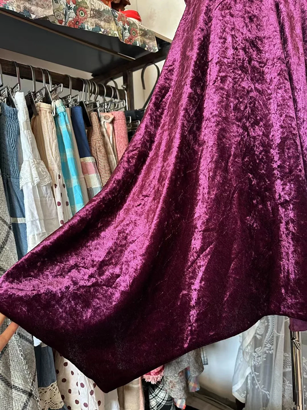 Fuchsia Spaghetti Strap Waist-Cinched Slim-Fit Full Skirt Short-Length Ball Gown R7420