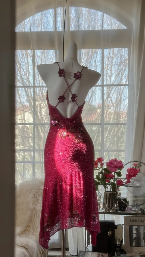 Embroidered Spaghetti Straps Bodycon Homecoming Dress , Charming Burgundy Short Prom Dress Cocktail Dress RS2108
