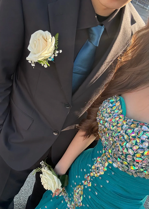 Lake blue tube top slim waist pleated hip sexy long skirt ball gown, bridal gown R6065