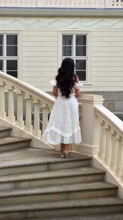 Clean Flowy Prom Gown White Women's Corset Maxi Birthday Dress Party Dress RS3052
