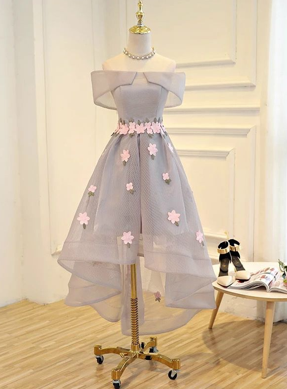 Tulle Bateau Applique Women's Homecoming Dress Dreamy Corset Mini Birthday Dress Party Dress RS2328