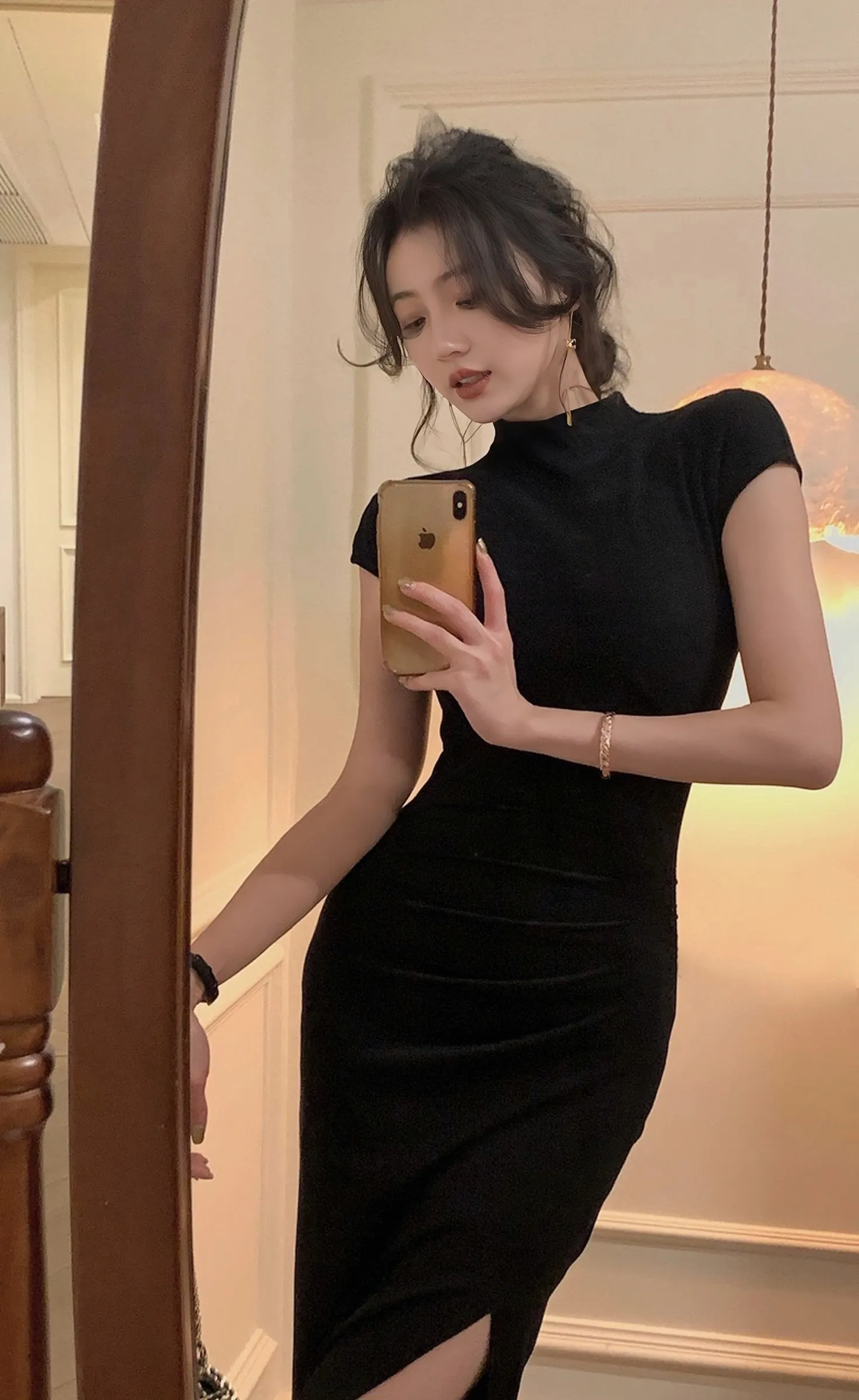 Bodycon Long Dress Sexy Sleeveless Evening Party Prom Dress Mermaid S5415