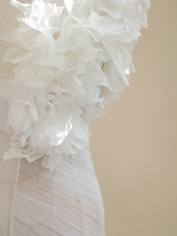 Light pink strapless fitted waist bodycon dress with sexy white skirt sexy ball gown/bridal gown R8502