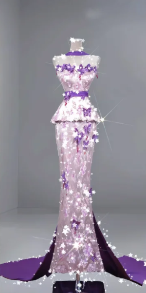 Light Purple Strapless Prom Dress with Classic Elegance and a Fitted, Slim-Fit Waist R6508