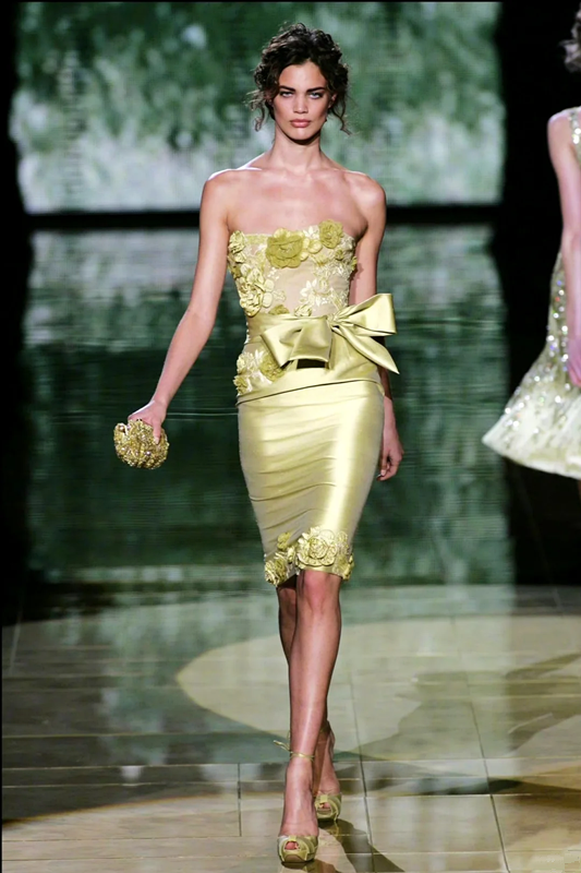 Green tube top waist 3D flower top hip sexy short skirt suit homecoming dress R5238