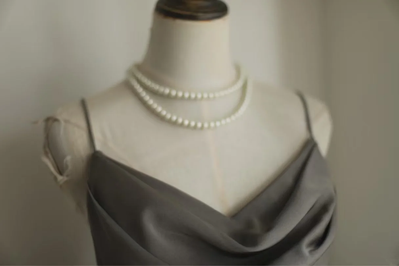 Grey halter-neck, fitted waist, backless, sexy long ball gown R6832