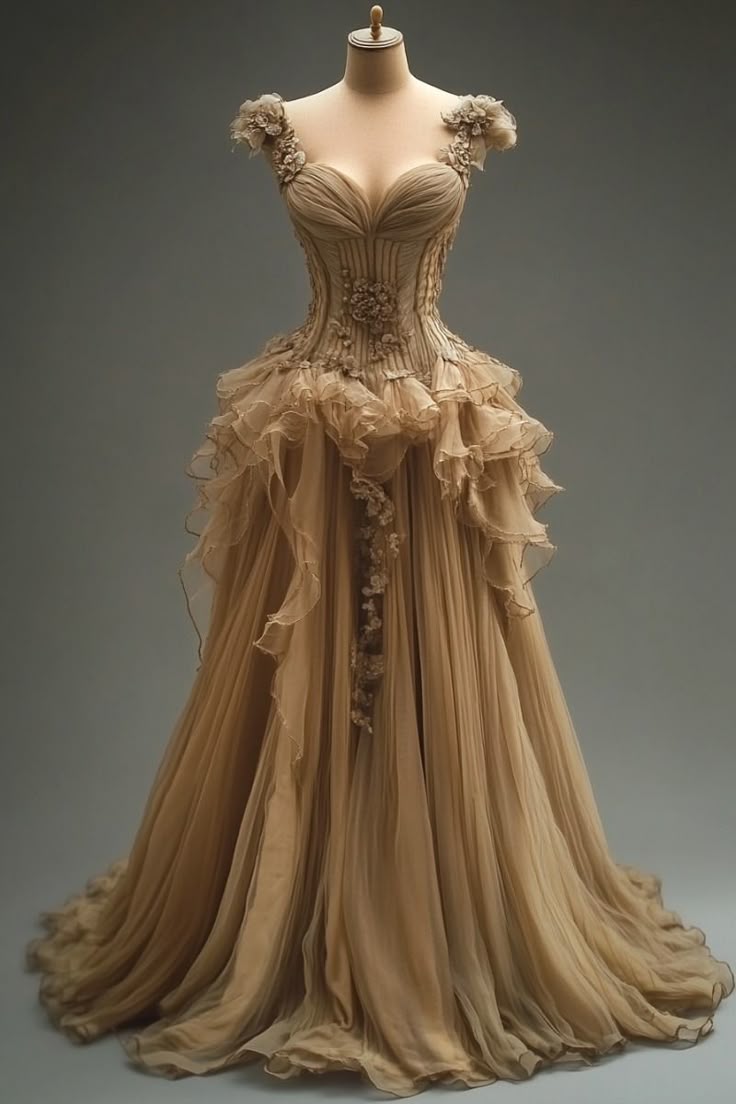 A Line Elegant Evening Gowns Tulle Long Prom Dress S7223