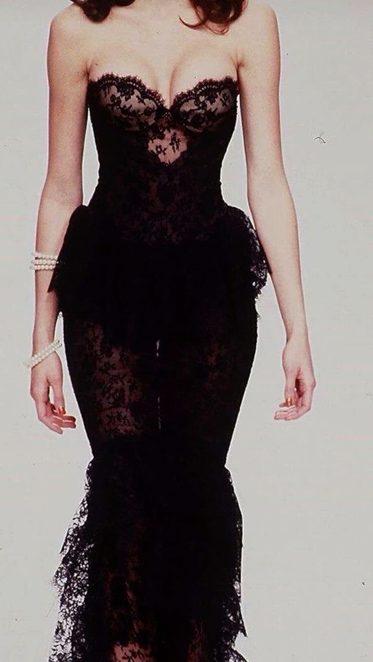Black Lace formal dress Sweetheart Evening Dresses Prom Gown S6957