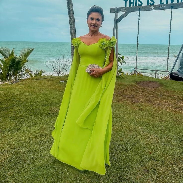 A-line Green Sweetheart Long Party Dress, A-line Prom Dress S5353