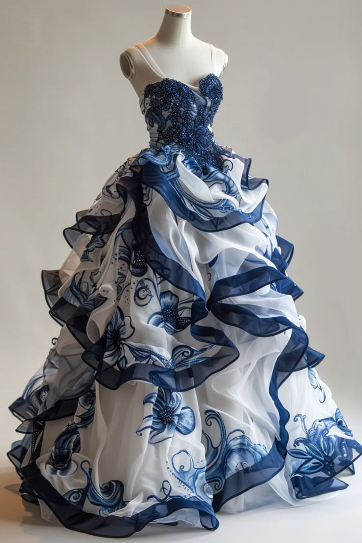 Vintage A Line Ball Gown Tulle Beaded Evening Dresses S7161