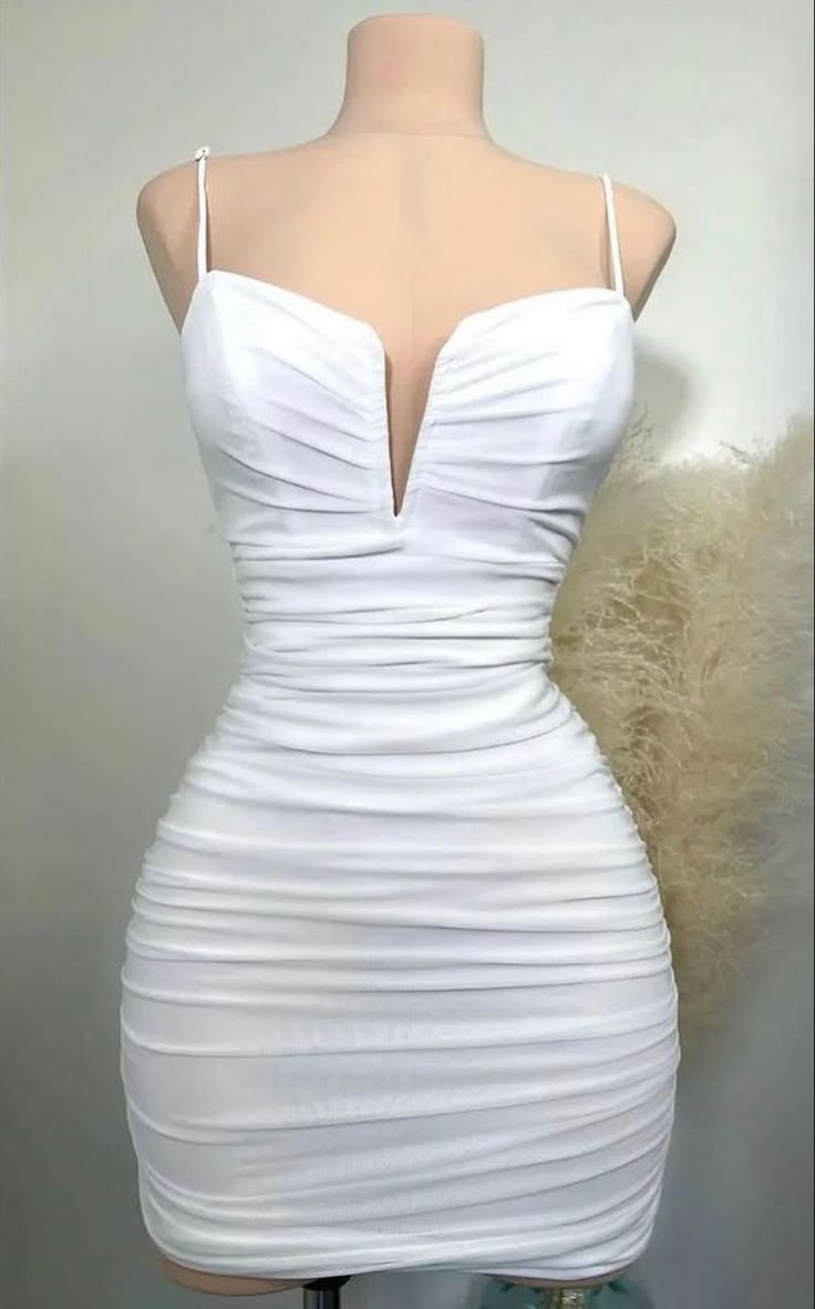 White Short Evening Dresses Short Party Dress S7254