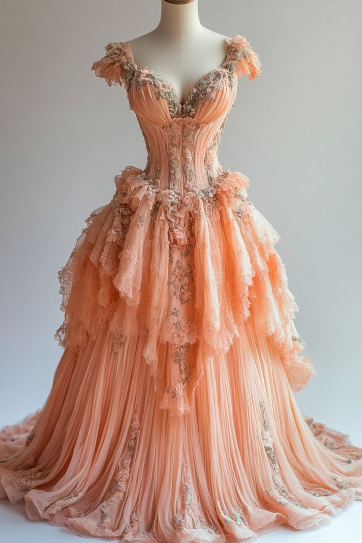 A Line Ball Gown Elegant Evening Gowns Tulle Long Prom Dress S7222