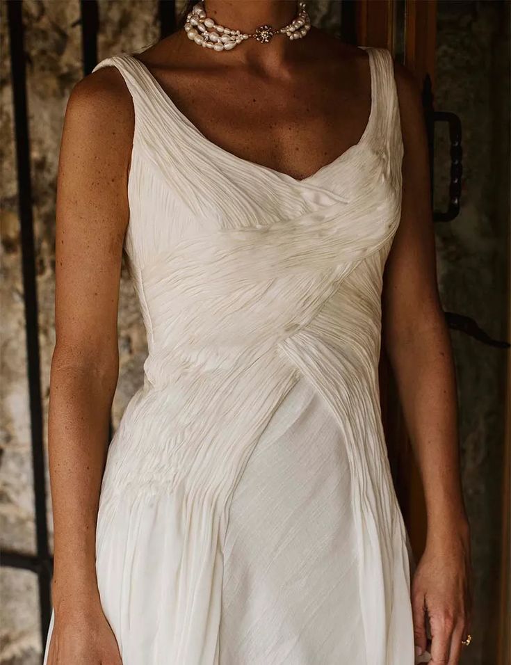 A Line Ivory Wedding Dress Princess Bridal Gown S6963