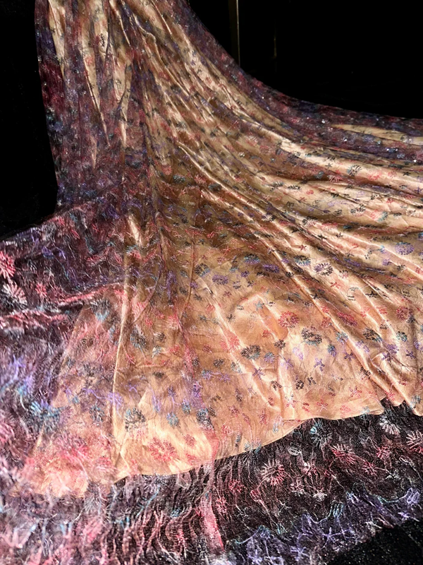 Dreamy Rose Gold High-Waisted Slimming Long Ball Gown R6996