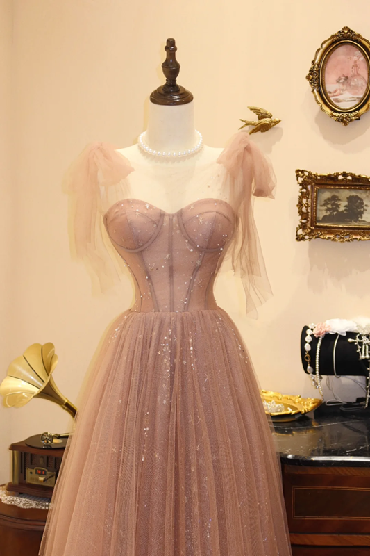 Pink halter-neck, fitted long ball gown, bridal dress R7196