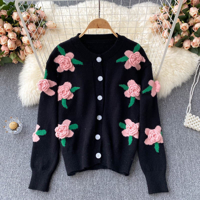 Cute Cardigan Long Sleeve Sweater S2548