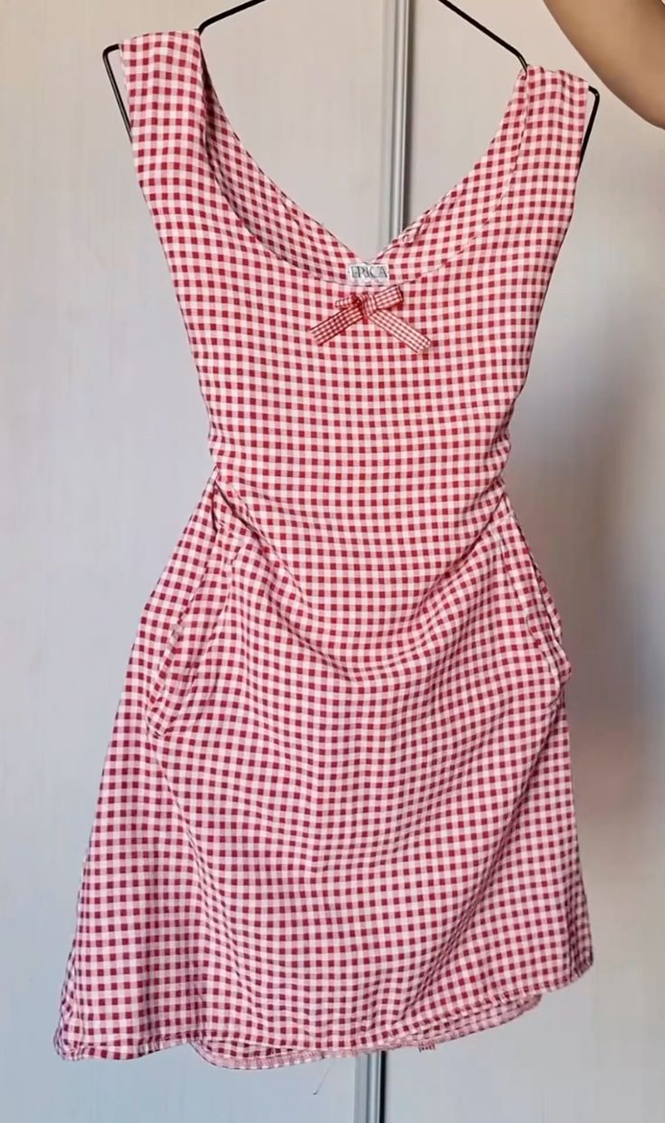 Pink plaid suspenders slim waist cute mini skirt homecoming dress R2622