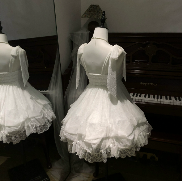Elegant White Homecoming Dress A-Line Spaghetti Straps Lace Corset Mini Summer Dress RS716
