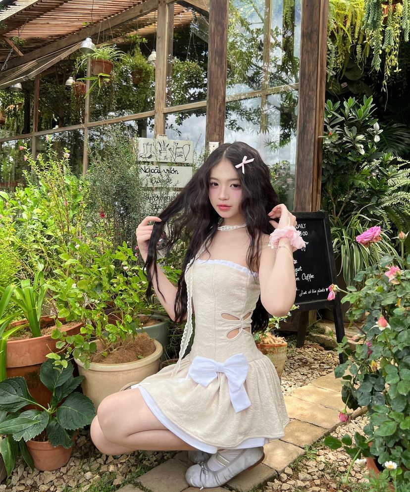 Apricot tube top design cute waist sexy short skirt homecoming dress R3885