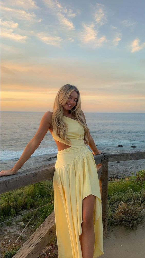 Simple Long Prom Formal Evening dress S5301