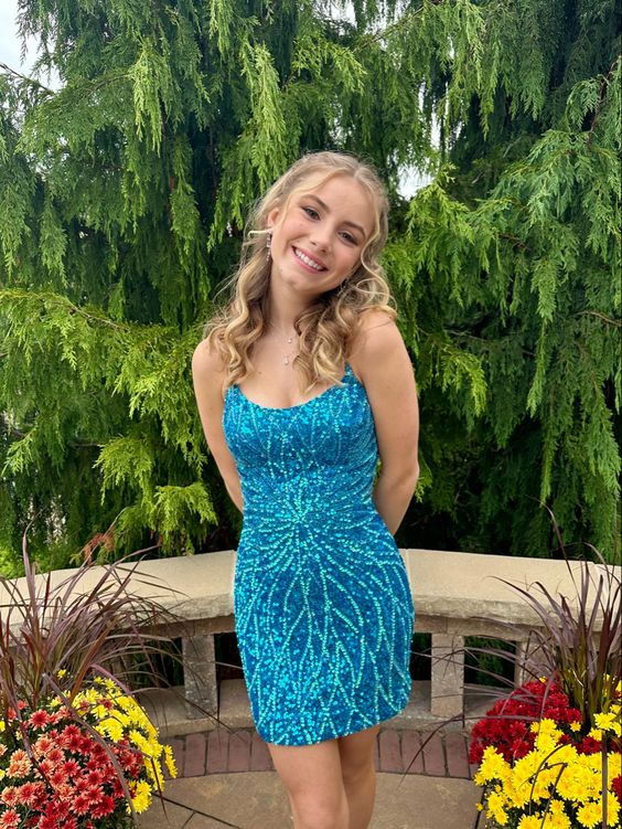 Homecoming Dresses Sparkle Dress Homecoming Short Prom Dress S5216