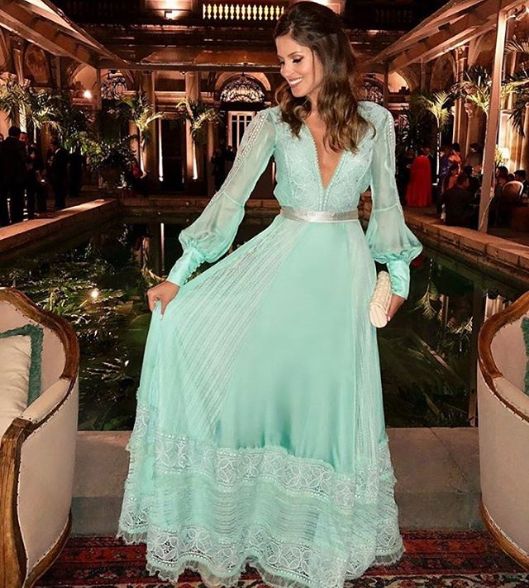 A-Line Evening Gown Elegant Dress Formal Prom Gown S4966